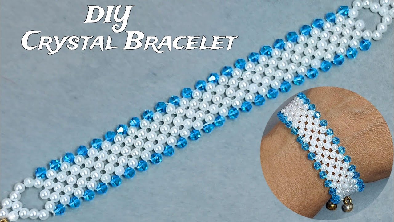 fancy-blue-crystal-bracelet-design-0365-easy-bracelet-kaise-banaye