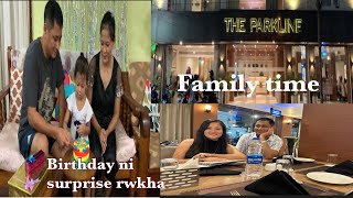 Hubby no birthday 🎁 🎂🎁surprise rwkha ll family time is the best time ll @tracykalai8437