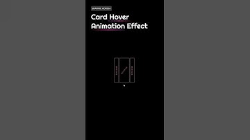 Amazing Card Hover Effect Using HTLM & CSS | #html #css #javascript #coding #shorts
