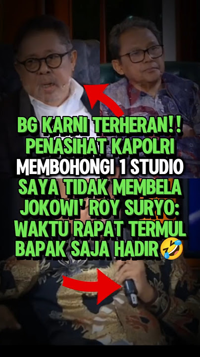 EMBARRASSING!! NI POLICE CHIEF'S ADVISER ARIYANTO SUTADI CAUGHT LYING DURING A DEBATE ON ILC #shorts