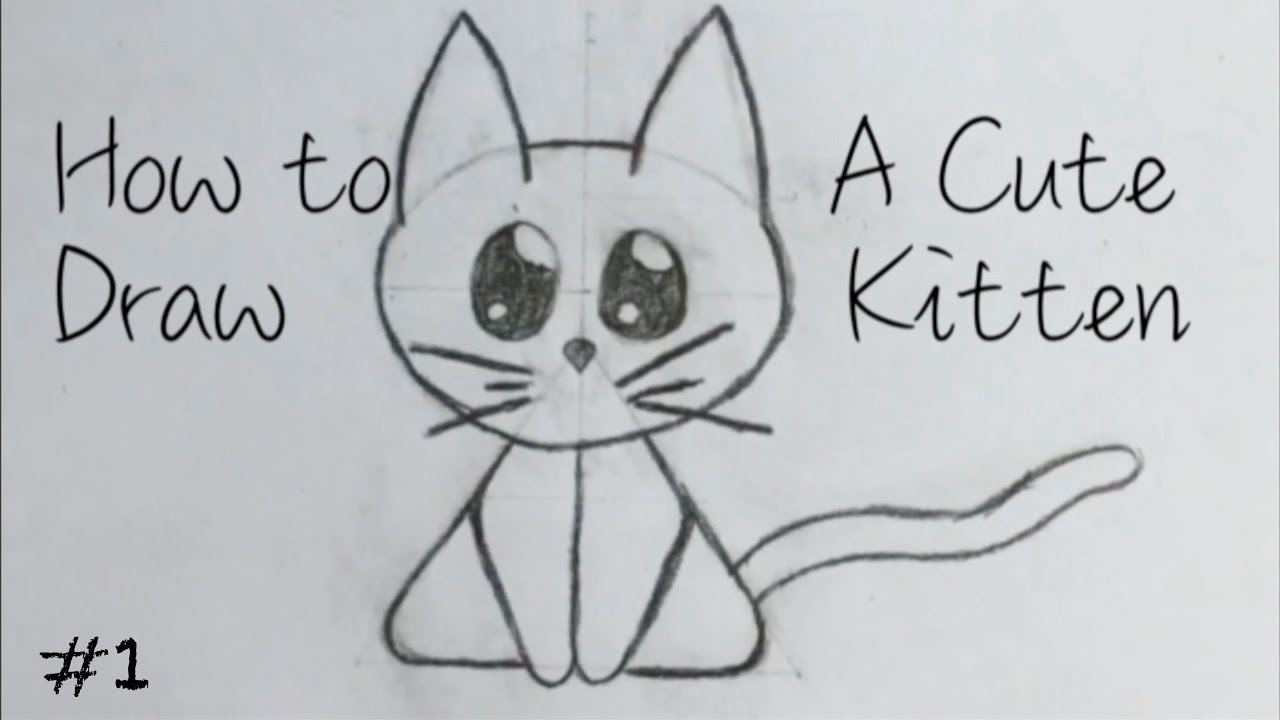 How To Draw A Kitten Easy Step By Step Cat S Blog