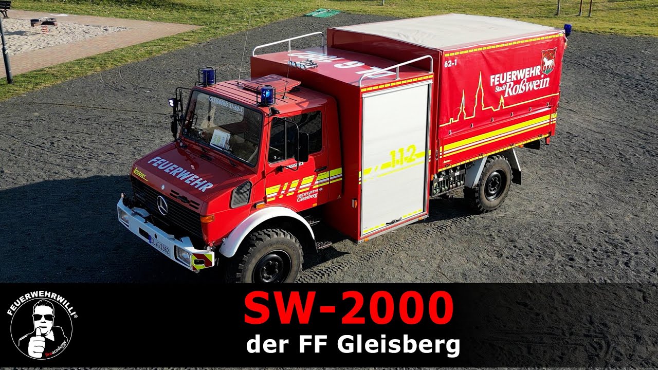 UNIMOG SW-2000 der FF Gleisberg #Schlauchwagen #Feuerwehr
