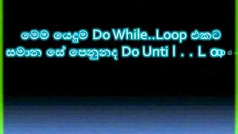 Repetitive Statements  Do until    Loop introduction