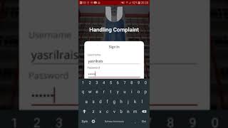 Aplikasi Handling Complaint screenshot 1