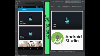 Add Loading GIF inside RecyclerView using Android Studio | Easy way !