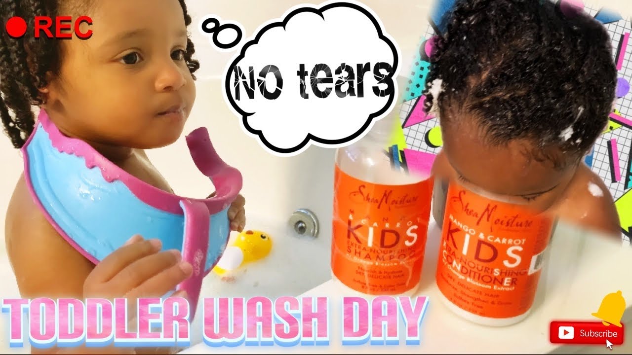 NATURAL HAIRWhat I Use to Keep Shampoo out of My squirmy Toddlers Eyes YouTube