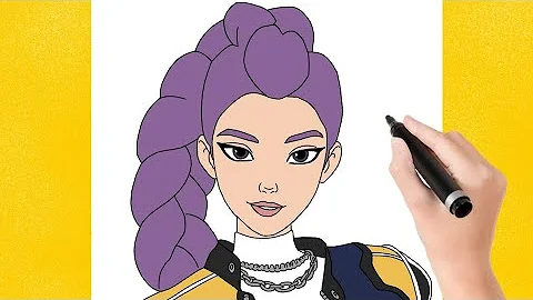 HOW TO DRAW RUMI (K-POP DEMON HUNTERS) | EASY STEP-BY-STEP TUTORIAL