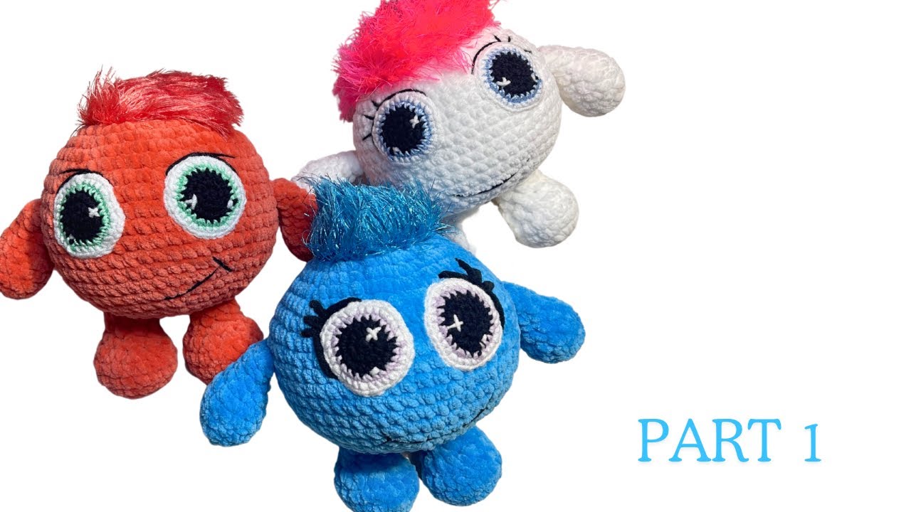 My first crochet stuffed animal! Poor yarn choice and the eyes need help 😂  : r/crochet