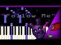 [FNAF SONG] TryHardNinja - Follow Me (Piano Tutorial by Danvol) - Synthesia HD