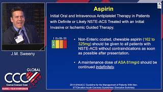 Guideline Directed Anti-Platelet Therapy in ACS / MI - Dr. Joseph Sweeny