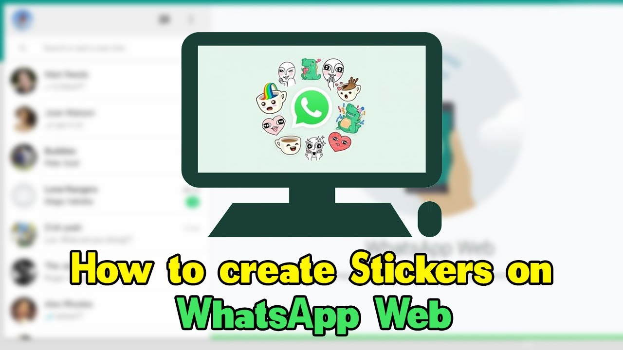 berouw hebben Verstelbaar Outlook How to create Stickers on WhatsApp Web - YouTube