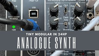 Tiny Analogue Modular Synth in 24HP