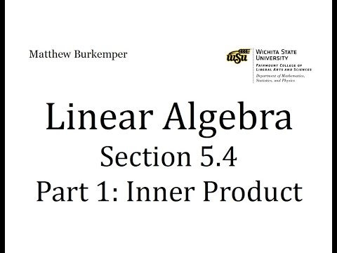 Linear Algebra Section
