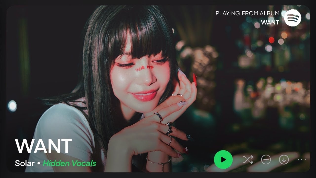 Solar — WANT (Instrumental with hidden background vocals)