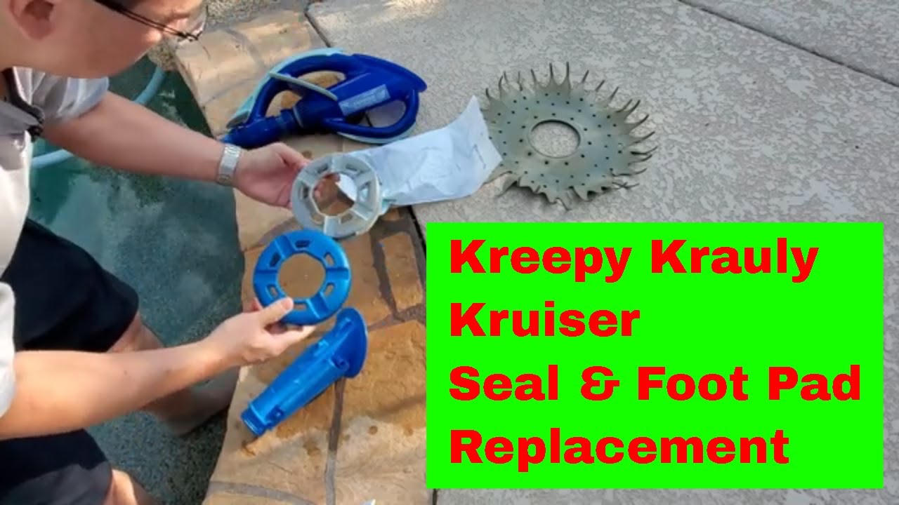 K12059 Replacement Foot pad for Pentair Kreepy Krauly Kadet Vac Pool Cleaner 2PC