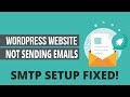 How to Fix WordPress Not Sending Emails Issue - Gmail SMTP Setup Tutorial