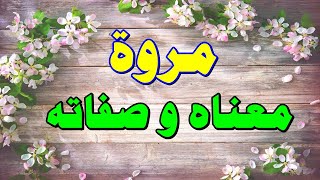 ارشيف الاسماء |  🌹 / Marwa !!! 💞❤️💕 معنى اسم مروة وصفات حاملة هذا الإسم