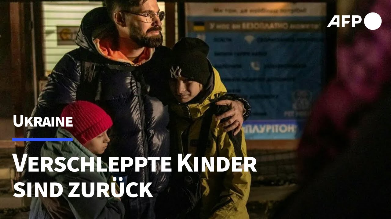 Ukraine: Verschleppte Kinder zurück in ihrer Heimat | AFP