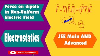 Force on Electric Dipole in non-uniform Electric Field (part 2) | Electrostatics