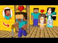 Monster School : Unloved Herobrine cant See and Loved Sister - Sad Story - Minecraft Animation