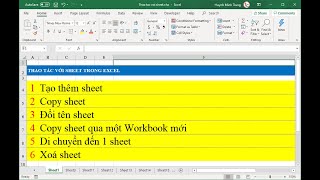 Top 11 cách làm sheet trong excel đặc sắc nhất năm 2022