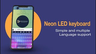 Neon LED Keyboard | Multiple Language Keyboard | My photo keyboard screenshot 5