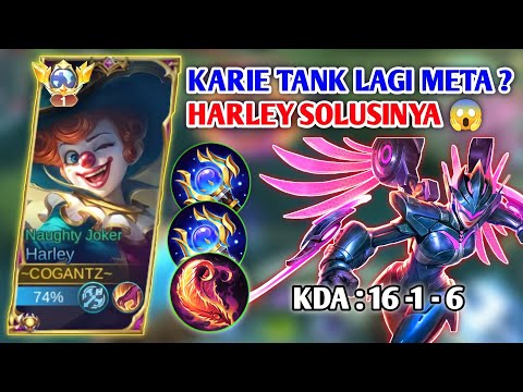 COUNTER KARIE TANK ADALAH HARLEY ‼️- Mobile Legends #buildharleytersakit2023