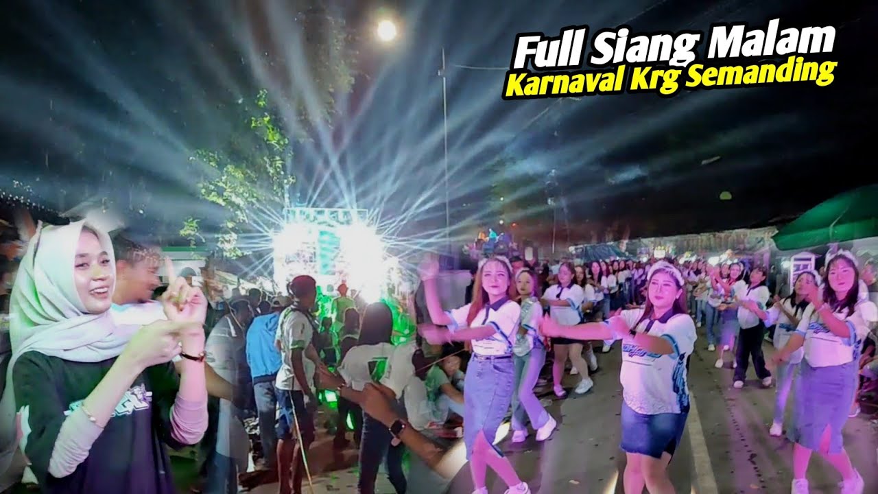 Jalan Sempit Penonton Membludak‼️Full Siang Malam Karnaval Karang Semanding Balung Jember 