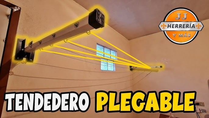 Tendedero de madera plegable