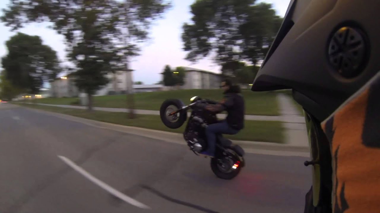 Harley Sportster 48 and Ktm supermoto wheelie YouTube
