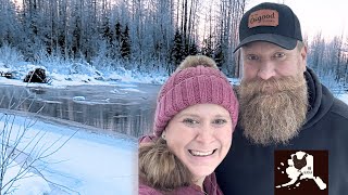 Alaskan Homestead Couple: A Winter Day in the Life in the Last Frontier