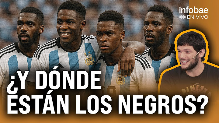 ¿Por qué NO HAY jugadores AFRODESCENDIENTES en la selección argentina? | Por Rosendo Grobo