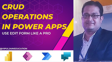 Use Edit form like a PRO in Power Apps (CRUD Operations in Power Apps)