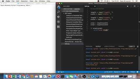 Basic Python Programming - Comparing Rectangle Areas