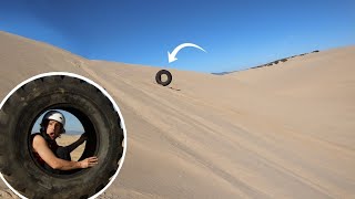 He Rolled Down A 100ft Hill In This Tire! (Concussion) by John Ferguson 70,018 views 4 years ago 7 minutes, 39 seconds