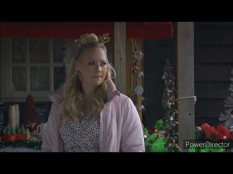 Emmerdale - Caleb and Tracy Kiss (21st December 2023)