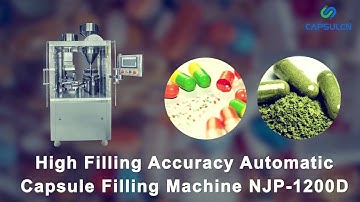 High Filling Accuracy Automatic Capsule Filling Machine NJP-1200D fills 1200 capsules per minute