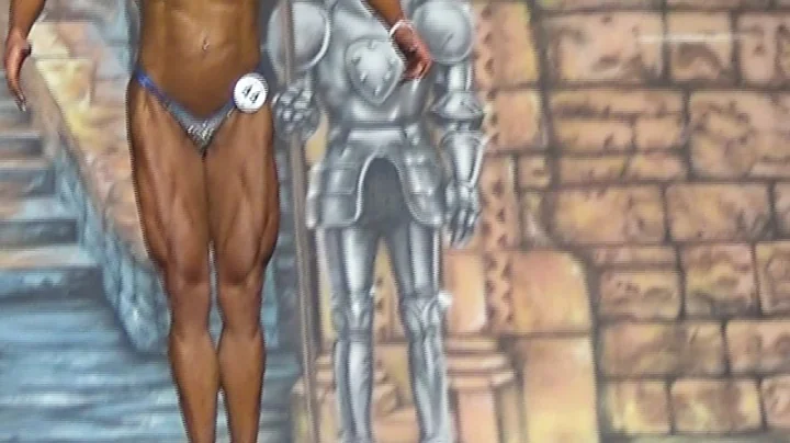 IFBB Figure Pro Kristi Gray on stage