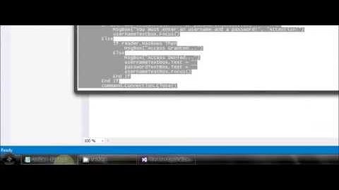 Basic Login System - Visual Basic 2012 + MS Access 2007 (mdb format)