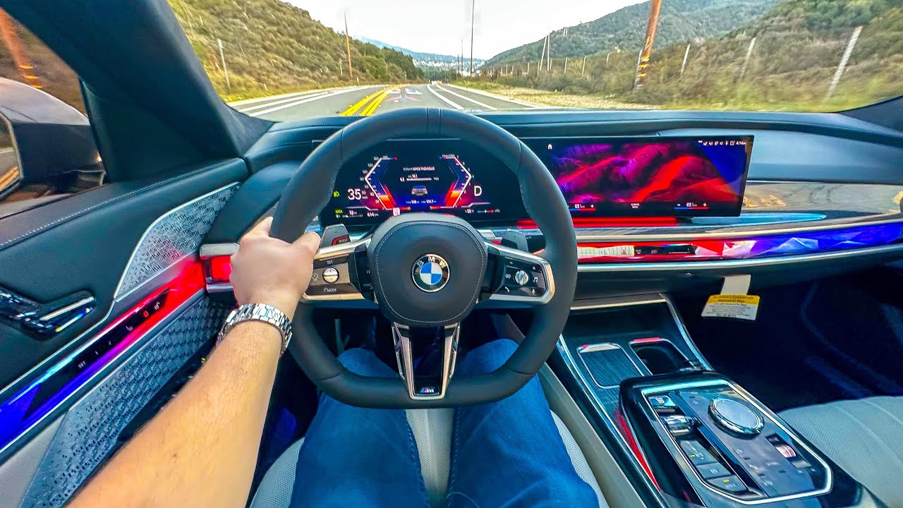 2023 BMW 760i POV Drive Review! *S-Class Killer*