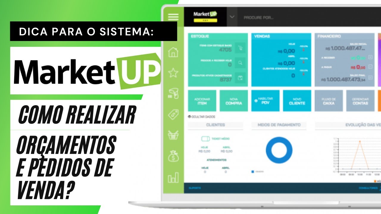 Como realizar orçamentos e pedidos pelo MarketUP? YouTube