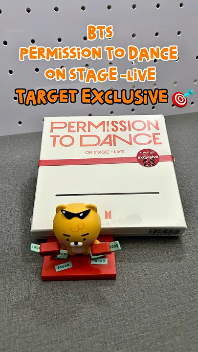 BTS • PERMISSION TO DANCE ON STAGE - LIVE CONTACT Version Target Exclusive Kpop Album Unboxing #bts