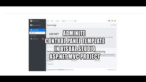 Xây dựng Login sử dụng AdminLTE trong ASP.NET MVC