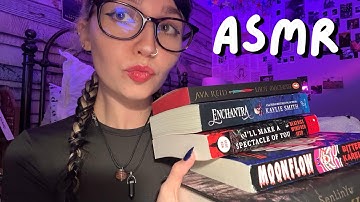 ASMR Book Tapping, Tracing, and Gripping (and a fall tbr)  