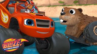Blaze Animal Rescue Games! 🚗🐯 15 Minutes | Blaze and the Monster Machines