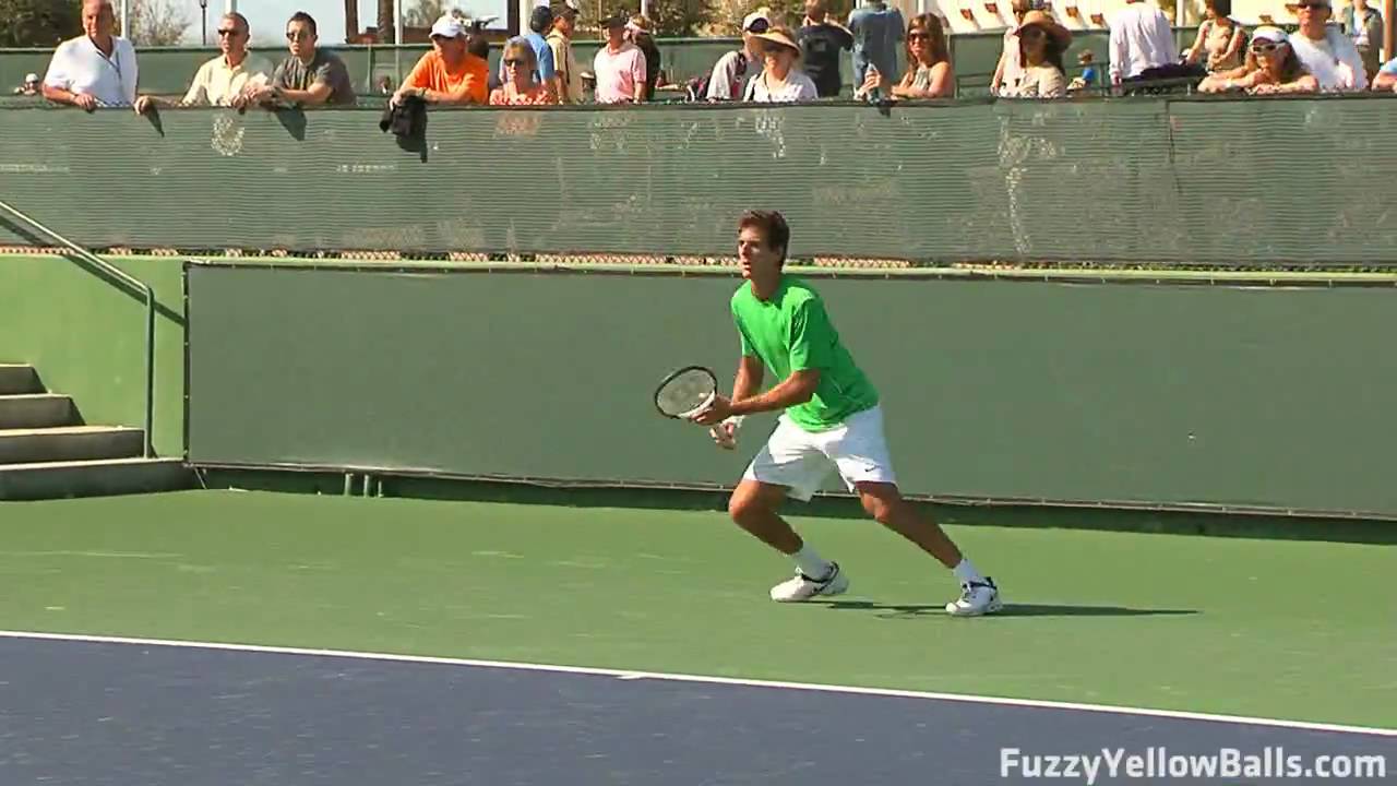 tenniswarehouse Juan Martin del Potro plays two points in HD