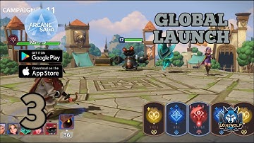 ARCANE SAGA: TURN BASED RPG Part 3 Global Launch Gameplay Walkthrough (Android, iOS)