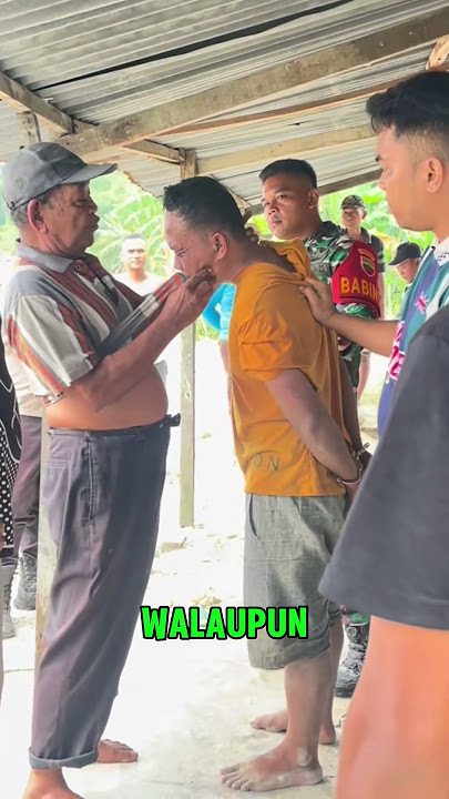 kasih sayang ayah yang begitu dalam #ayah #ditangkappolisi