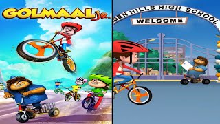 bermain game mengejar memakai sepeda 🚴🚴 - game golmaal jr screenshot 1