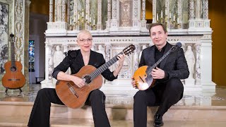 Bach Air from Orchestral Suite - Musalliance - Anna Kusner guitar, Peter Omelchenko domra / mandolin